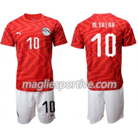 Completo Calcio Egitto M.Salah 10 Bambino Divisa Prima 2019